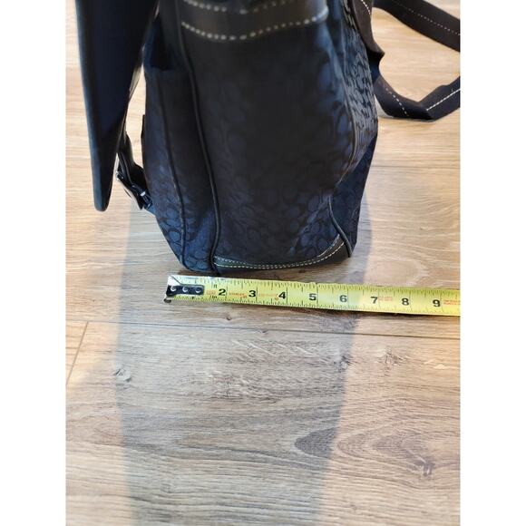 VTG‎ 90s Coach Signature Canvas Crossbody Bag Laptop Work Messenger Tote - Picture 11 of 14